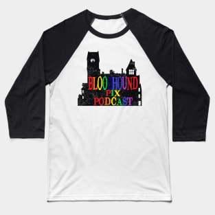 Bloodhound Pix Pride Logo Baseball T-Shirt